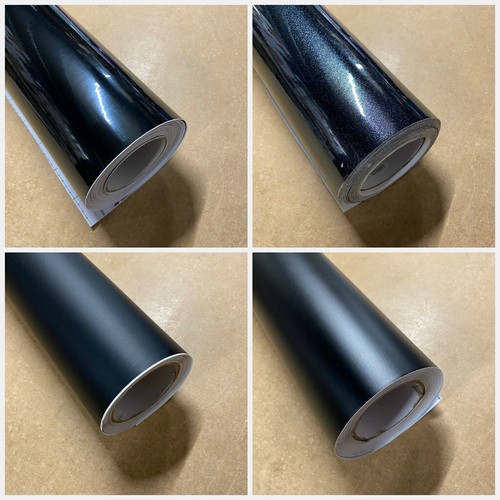 Black gloss matte vinyl wrap - matte,