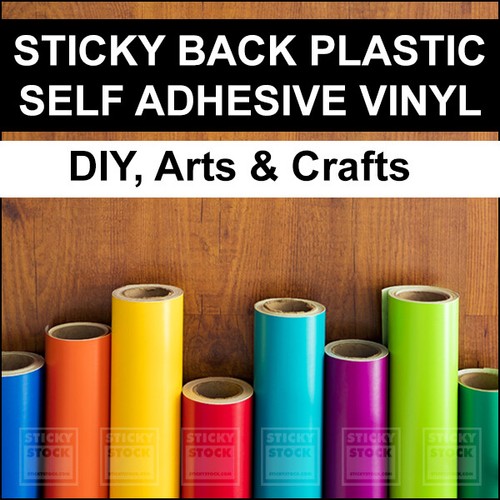 Sticky back plastic self - sticky,